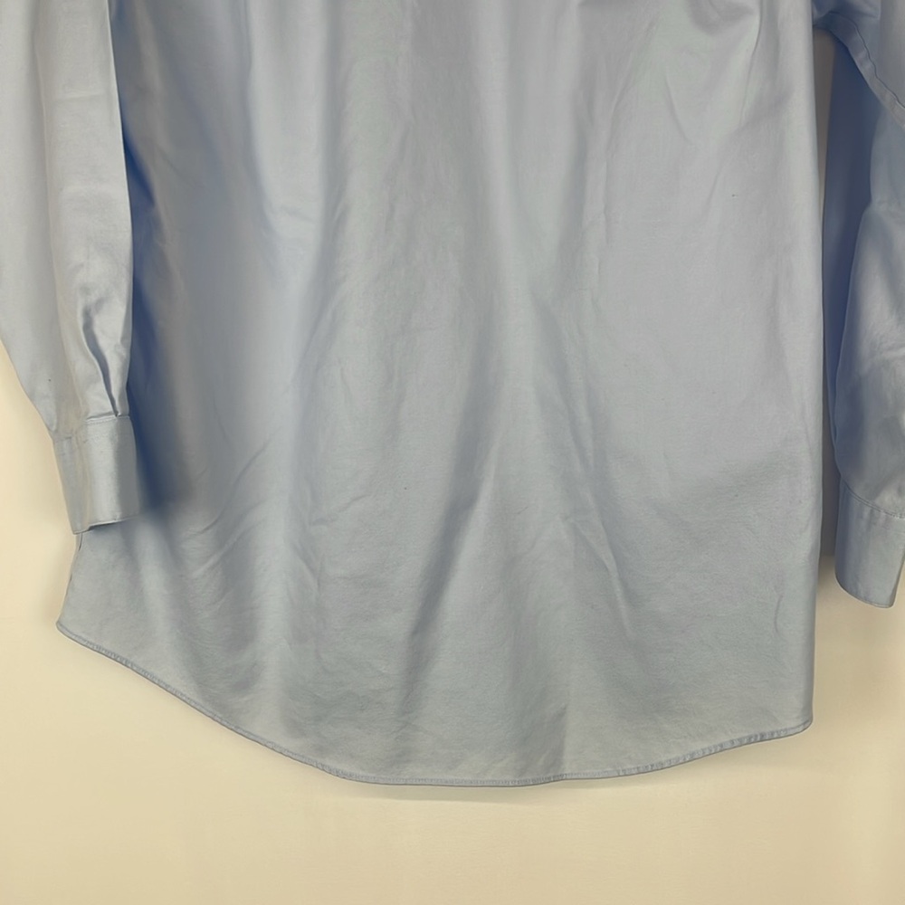 Pronto Uomo Nordstrom Blue Dress Shirt Classic Style - Size 16 (32/33) - Picture 6 of 7
